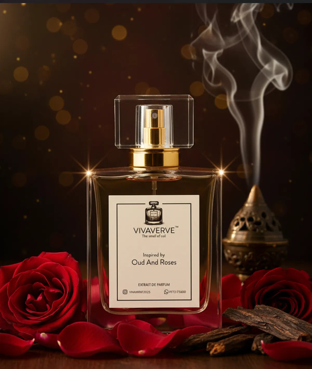Oud And Rose Eaux De Perfume For Unisex